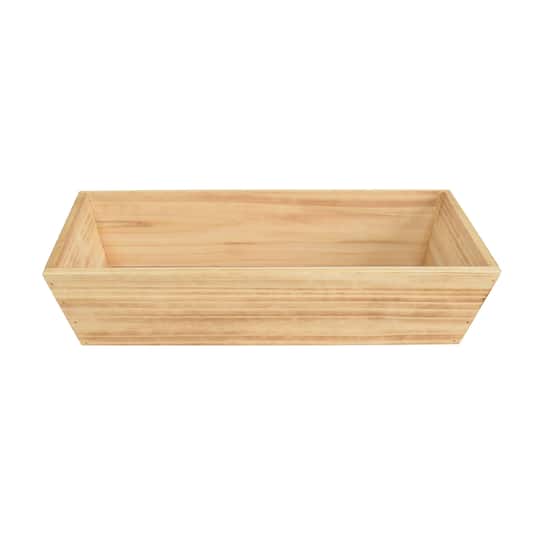 15.75" Wood Rectangular Tray by Ashland®